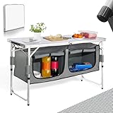 NAYVER ® Campingschrank Camping Outdoor Vorzelt Campingmöbel, Camping Küche, faltbar,...