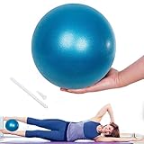 Lanjue Kleiner Pilates Ball, 25 cm Rutschfester Fitnessball Gymnastikball Klein, Weicher Yoga Ball...