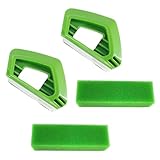 2 Stück Scheibenwischer Schneider,Wischblattschneider mit Schwämme Reinigungstücher,Abzieher...