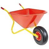 Ravendo Schubkarre Kinder Garten Kinderschubkarre Schubkarren Vollgummirad BJ 350 | 50kg Tragkraft |...