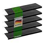 KARAT Stufenmatte aus Gummi - 1 Stück - 25 x 75 cm - wetterfeste & Rutschhemmende Treppenstufen...