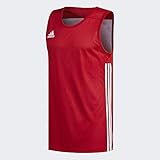 Adidas, 3G Speed Reversible, Basketball Trikot, Power Rot/Weiß, M, Mann