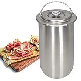 Joyeee Edelstahl Druck Schinkenkocher, Schinkenpresse Hausgemachte Fleisch Presse mit...