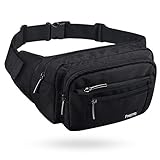 FREETOO Gürteltasche Bauchtasche Multifunktionale Hüfttasche mit Reißverschluss Geeignet für...