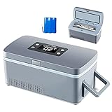 TRAGLO Insulin Kühltasche USB Medizin Tragbarer Kühlschrank Kühlbox Reisebox mit Alarm 10200mAh...