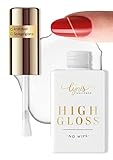 High Gloss Top Coat UV GLANZ Versiegler für Nägel 10 ML · Quick Finish ohne Schwitzschicht + kein...