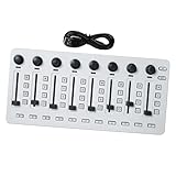 Qianly MIDI Controller Mixer Einfach zu Bedienen 8 Knöpfe Leichtgewicht Professionell Tragbar