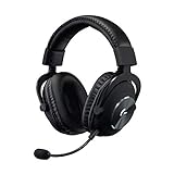 Logitech G PRO X Gaming-Headset, Over-Ear Kopfhörer mit Blue VO!CE Mikrofon, DTS Headphone:X 7,1,...