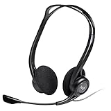 Logitech 960 Kopfhörer, Stereo-Headset, Verstellbares Mikrofon mit Rauschunterdrückung,...