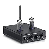 Fosi Audio T20 Röhrenverstärker Valve Amplifier, 2-Kanal Class D Endstufe Bluetooth Mini...