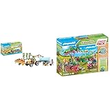 PLAYMOBIL Country 71442 Traktor mit Anhänger und Wassertank & Country 71380 Starter Pack Bauernhof...