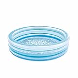 Intex Blue Biss Aufblasbarer Pool, Ø147 x 33 cm, 330 l, Design mit bedrucktem Boden, DREI...