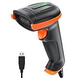 Tera Barcode Scanner 1D 2D QR Wired Handscanner Kabelgebundenes CMOS-Barcode-Lesegerät mit...