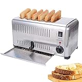 6-teiliger Toaster Mit Super Breiten Schlitz, Toaster, Frühstücksmaschine, Hotel, Gewerbe
