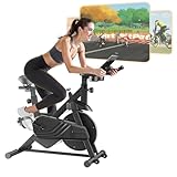 Copant Heimtrainer Fahrrad mit Verstellbarem Magnetwiderstand, Ergometer Hometrainer für Zuhause...