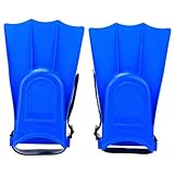 Capormory Paar PVC Schnorchelfrösche für Kinder, Schwimmtrainingsfrösche in Reisegröße mit...