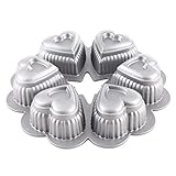 Biwwubik 10 Aluminium Kuchenform DIY Backen Dessert Mousse Kuchen Backwerkzeuge Doppelseitiges...