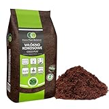 Kokosnussfasern für Blumenpflanzen 20L - Kokoserde für Pflanzen - Kokosfasern für Pflanzen,...