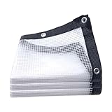 Zuasdvnk TARP wasserdicht, großes Tarp | 6,5 x 6,5 Fuß klare Dämpfungsabdeckung | Poly Tarpaulin...
