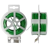 Armo 50 m Garten-Drahtbinder mit weicher Drehung, robuste Pflanzenbinder für Sträucher, Pflanzen