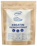 Creatin Pulver 500g Vegan - Reines Kreatin Monohydrat - Optimale Löslichkeit I Pure Powder...