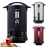 Arebos Glühweinkocher 950 W | Heißgetränkespender | 6,8 L | mit Auffangschale, Auslasshahn,...