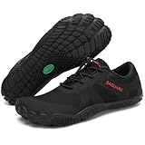 SAGUARO Barfußschuhe Herren Traillaufschuhe Männer Atmungsaktiv Fitnessschuhe Damen Outdoor...