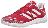 adidas Men's FV9417 Baseball Shoe, Team Power Red/White/Grey, 14