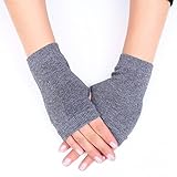 QUGOO Ski & Snowboard Fingerhandschuhe for Damen, Winter, weiche, warme Wolle, Strickarmhandschuhe,...