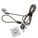 Alipis 2m Verlängertes Stahlkabelschloss mit Schnalle Universelles Laptopschloss aus Mehrlagigem...