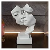 Skulptur weiß, Modern Abstract Kunst Skulpturen Deko, for Dekoration Wohnzimmer, Bar, Schlafzimmer,...