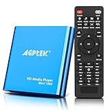 AGPTEK Mini 1080P Full HD Digital Mediaplayer Medienspieler Medienspieler mit Fernbedienung für...