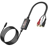 Neoteck DA Wandler 192kHz Digital zu Analog Audio Converter Optisch zu 3,5 mm mit Eingebauter...