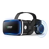 FIYAPOO VR Brille with Headset 3D VR Glasses Virtual Reality Brille PC Unterhaltung für 4.7-6.5...