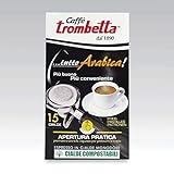 Caffè Trombetta, Italien Kaffee, ESE Kaffeepads, Tutto Arabica - 1 Packungen zu je 15 Kaffeepads