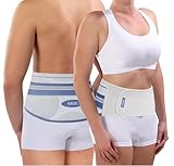 KAGEL MED Rückenbandage - Orthopädische Bandage für Damen und Herren mit Metallstützen und 3D...