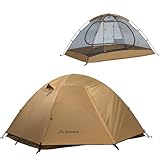 BISINNA Zelt 2 Personen | 3-4 Jahreszeiten Wasserdicht & Winddicht | Ultraleichtes Trekkingzelt mit...