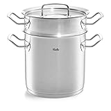 Fissler Original-Profi Collection Multistar / Edelstahl-Topf (Ø 20 cm, 6 L) hoher Spargel-Kochtopf...