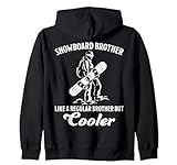 Snowboard Brother Snowboard Spruch Bruder Snowboarder Kapuzenjacke