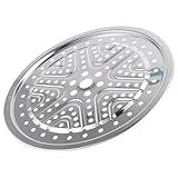 jojofuny Edelstahl Dampfgareinsatz 26cm Dämpfeinsatz mit Standfüßen für Schnellkochtöpfe...