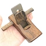 Abrichthobel, 100 mm Handhobel Ebenholz Mini-Holzhobel Metallklingenhobel Manueller Holzhobel...
