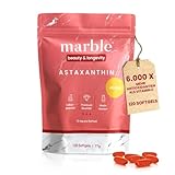 marble® Astaxanthin 12 mg + Krillöl – 120 Softgel Kapseln – Astaxanthin hochdosiert ohne...
