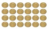 TAMLED 24 x Platzteller used look Dekoteller Ø 33 cm gold für Event Hochzeit Geburtstag Party...