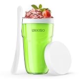UKKISO Slushie Maker Cup Slush und Shake Maker mit Deckel, DIY Slushie Becher mit Gefrierkern für...