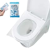 Surplex 50 Stück Reise Wasserdichte Disposable Toilet Seat Cover, WC Sitzschutz Sitzauflagen...