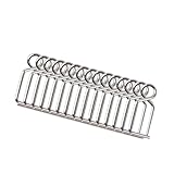 XIAOQENAN 15 Stück Schnell-Clip aus Edelstahl, schnell wechselnde Köder-Clips, hochfeste...