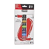 Pebeo - XL Oil Studio - Hochwertiges Ölfarben-Set für Profi- und Hobbykünstler - 12 Farben, 12...