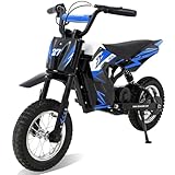 RCB R9X Elektro Motorrad Kinder, 12 Zoll Luftreifen, Elektromotorrad mit Leistungsstarker Motor, 3...