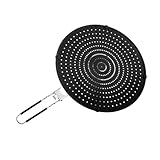 Silikon Spritzschutz für Bratpfanne,32CM Faltbares Spritzschutz aus Silikon,Universeller,...