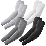 fuinloth 4 Paare Gaming Arm Sleeves, Arm Stulpen Armschoner für Damen/Herren, Volleyball Basketball...